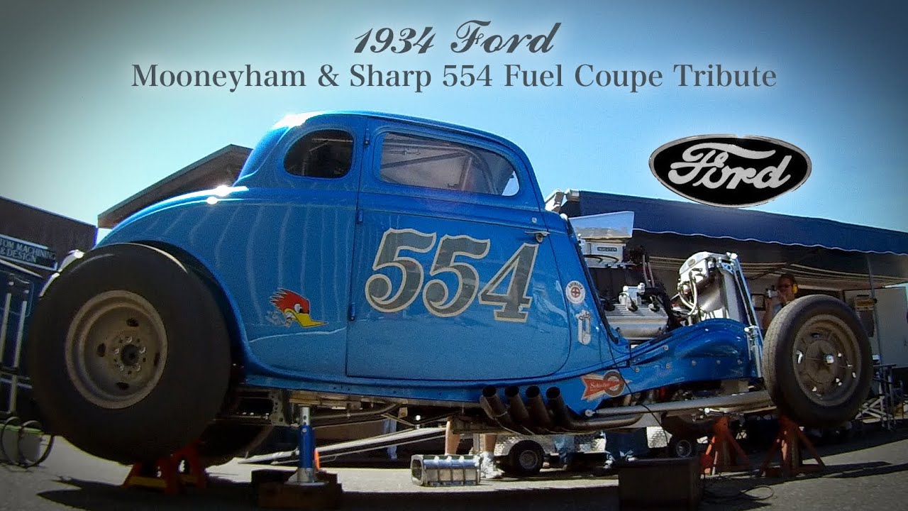 1934 Ford. Mooneyham & Sharp 554 Fuel Coupe tribute.