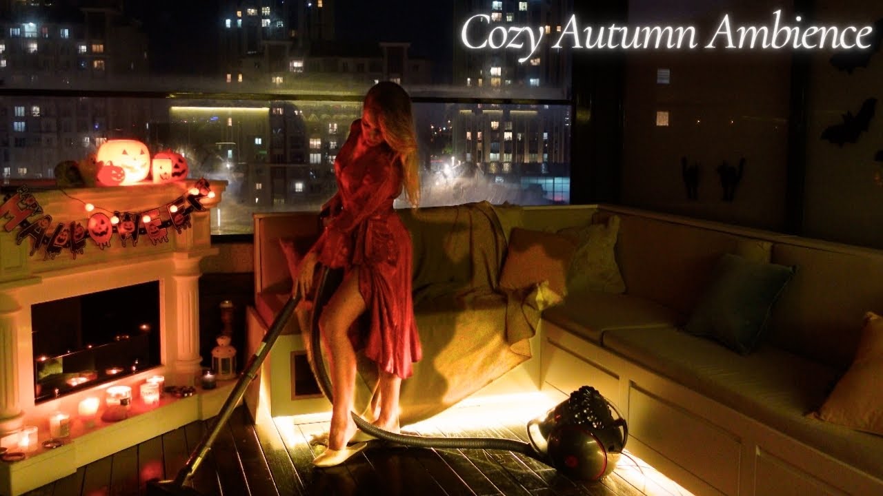Cozy Autumn Ambience with Vacuum Cleaner Sounds – Fall White Noise