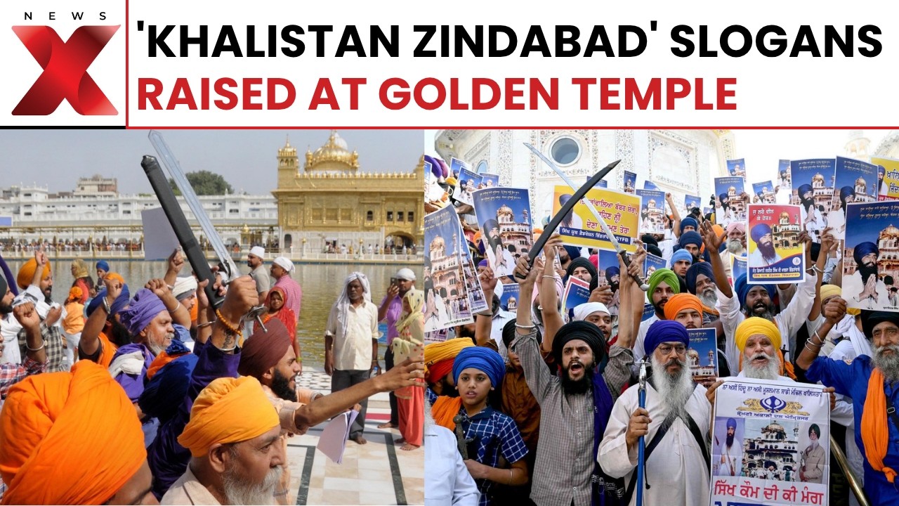 Pro-Khalistan Slogans & Bhindranwale Posters Seen at Golden Temple | NewsX