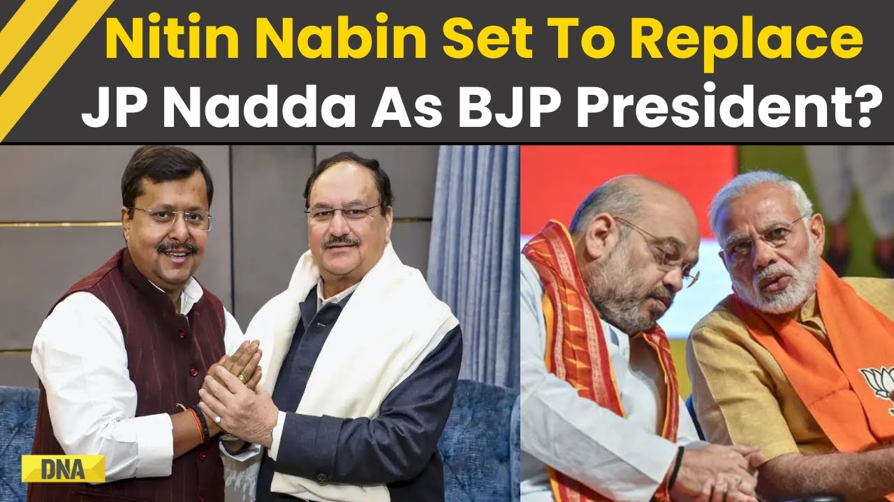 BJP New President: BJP leader Nitin Nabin Likely To Succeed JP Nadda As Party President? Politics