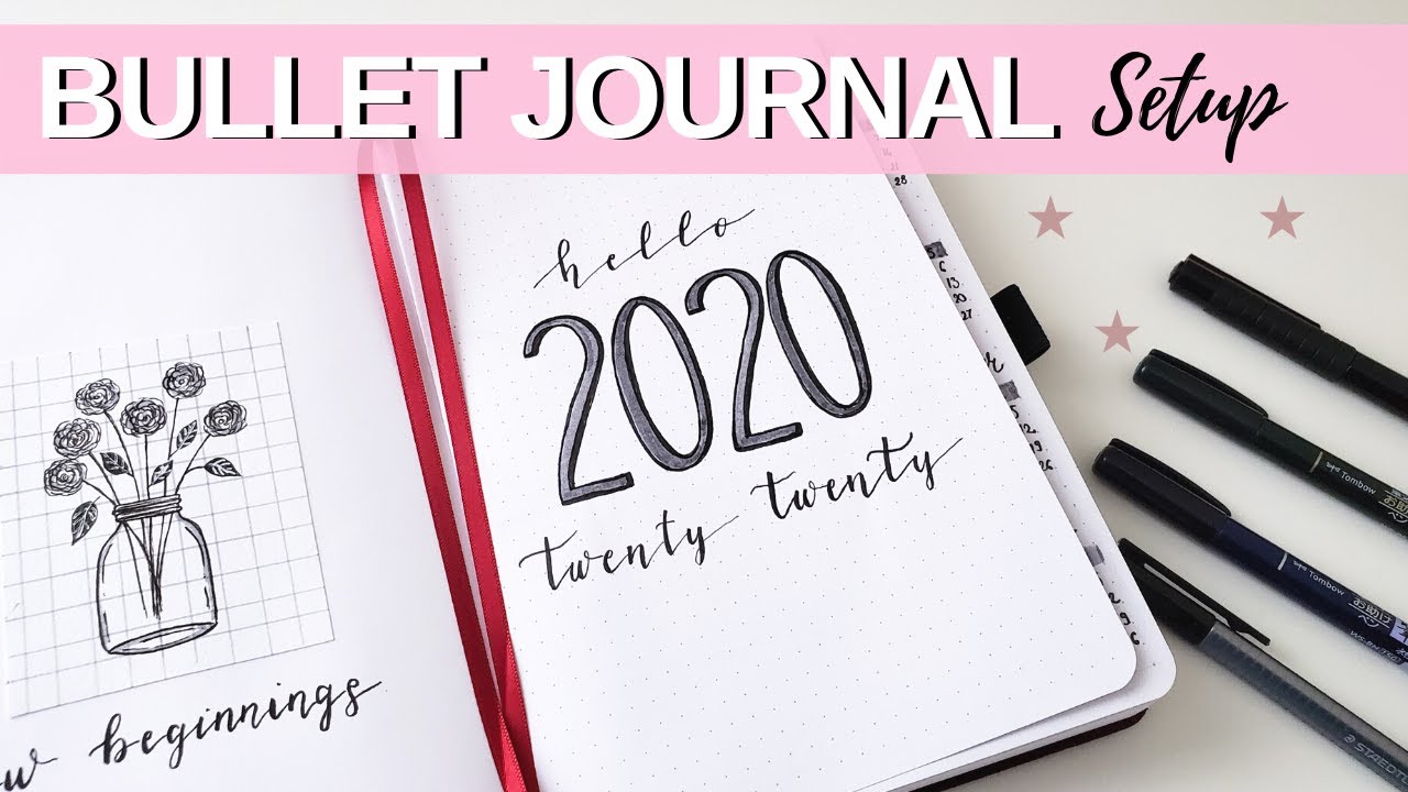 My Simple 2020 Bullet Journal Setup