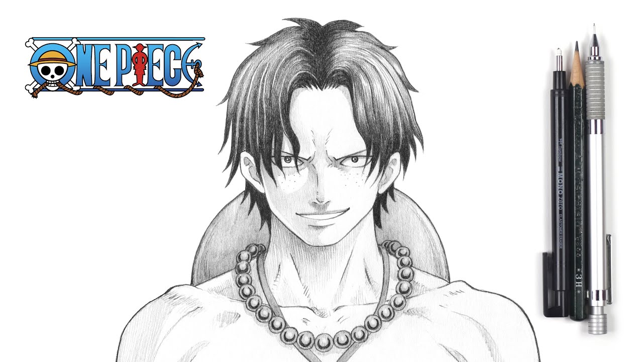 How to draw Portgas D. Ace | ONE PIECE | Portgas D. Ace