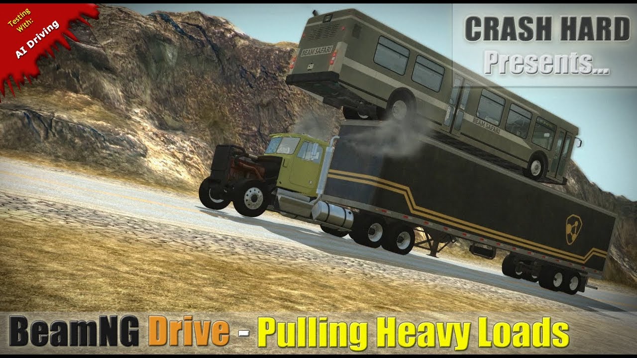 BeamNG Drive - Pulling Heavy Loads
