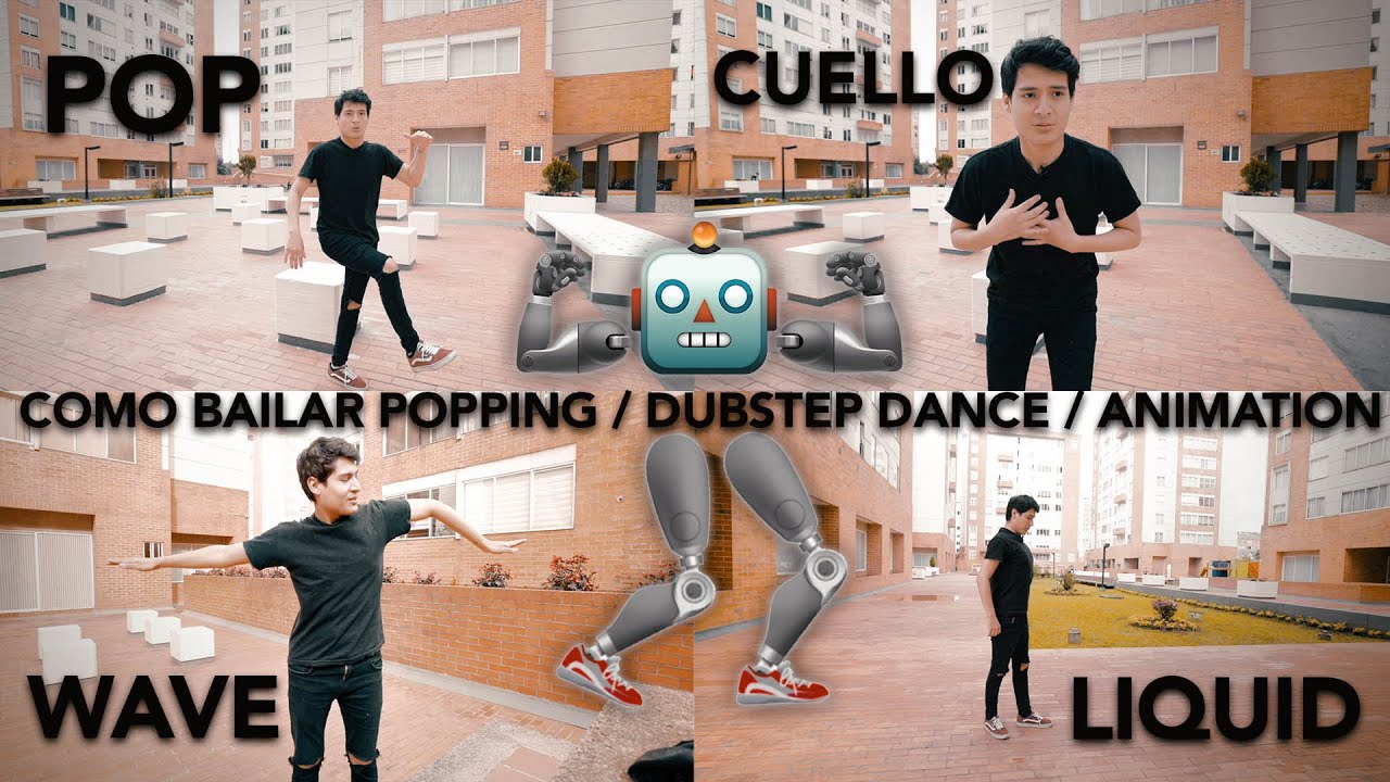 COMO BAILAR POPPING / DUBSTEP DANCE / ANIMATION 🤖🦾🦿 Bruce Paz