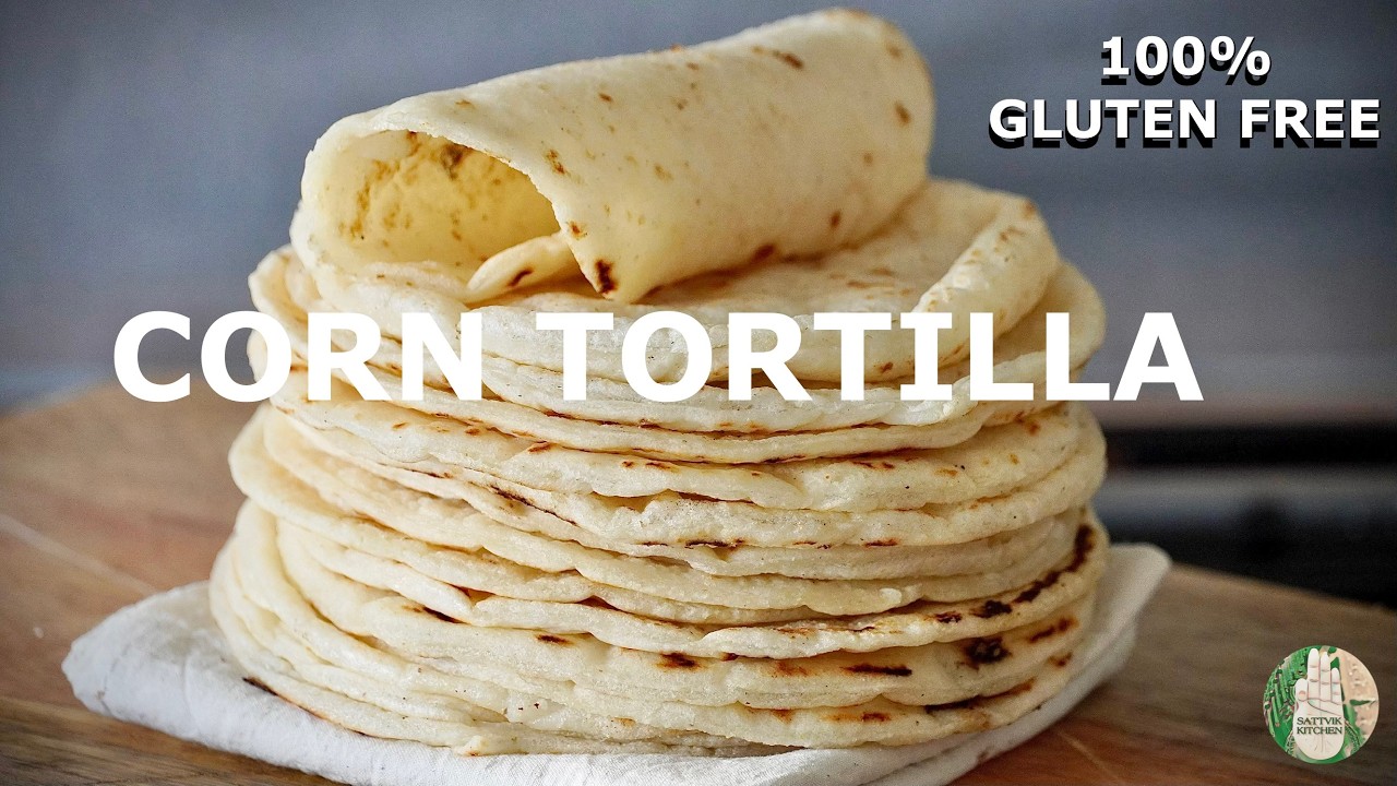 Рецепт мягкой тортильи. Быстрый и простой рецепт мягкой тортильи / Soft Tortilla - Sattvik Kitchen