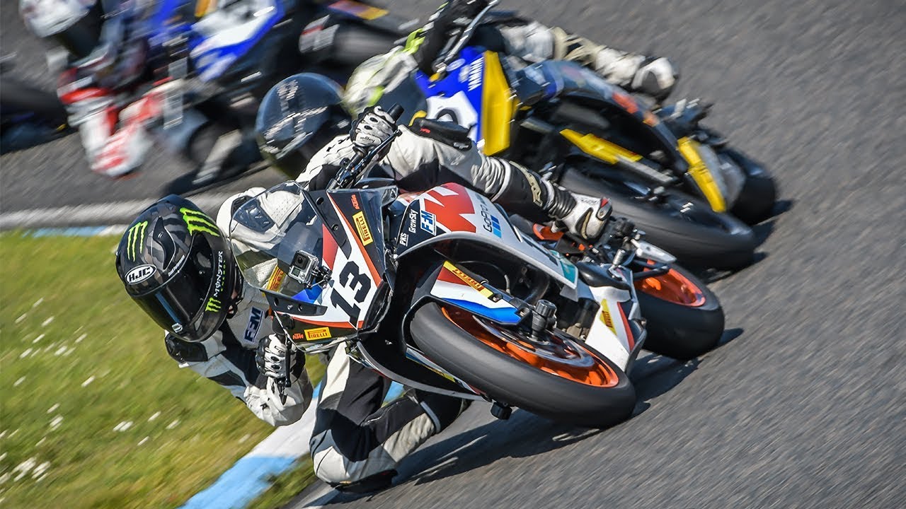 PROMOSPORT 400 - DEMI FINALE 2 - CAROLE 2018 - KTM RC390 #13