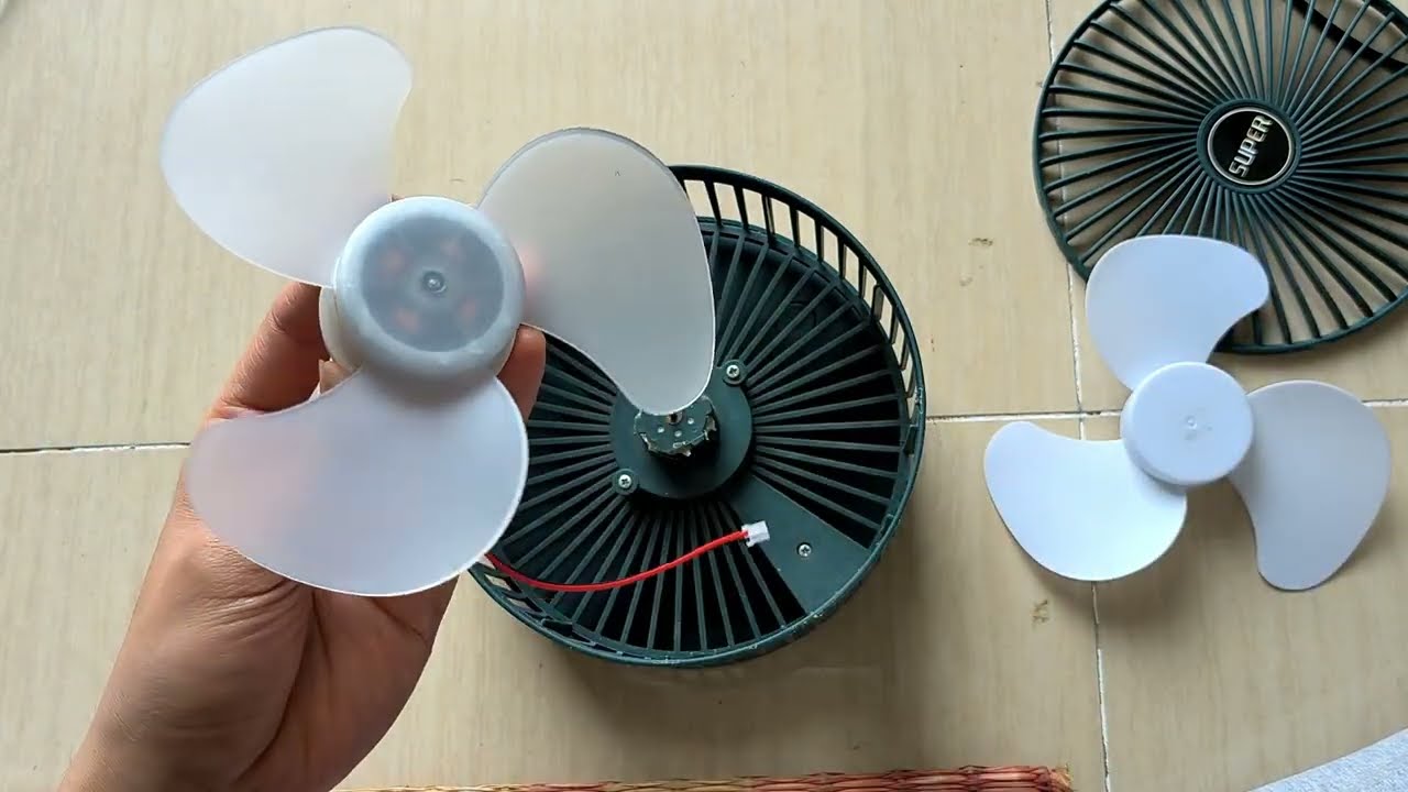 Thay quạt không chổi than cho quạt super mini