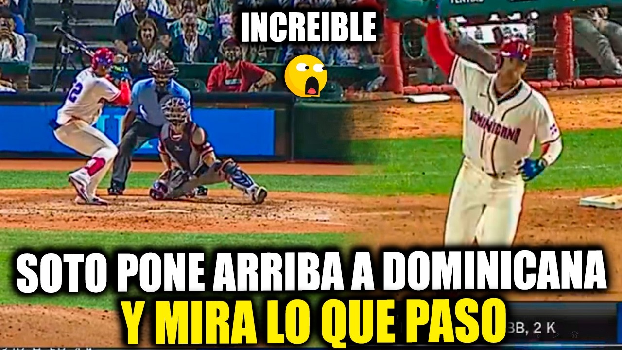 Juan Soto Pone Arriba a Dominicana con ENORME JONRON y MIRA QUE PASO