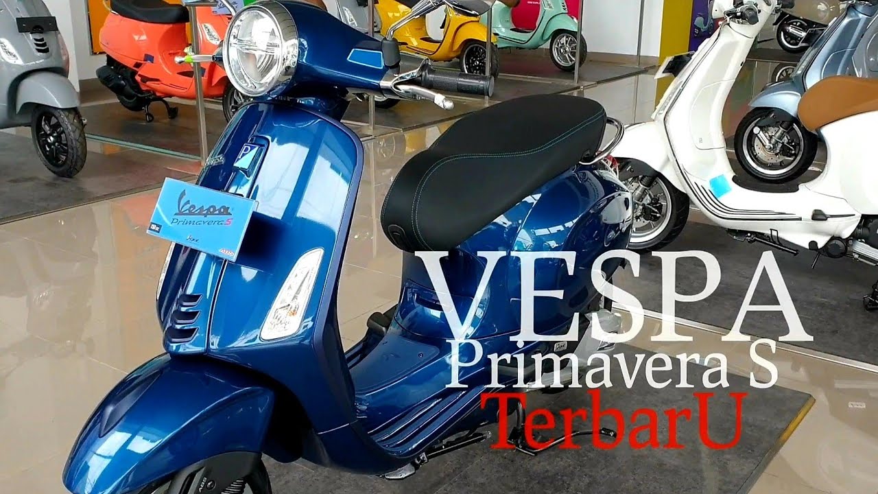 VESPA Primavera S 150 i-get Terbaru 2022 Warna BIRU | Blue ESTROVERSO