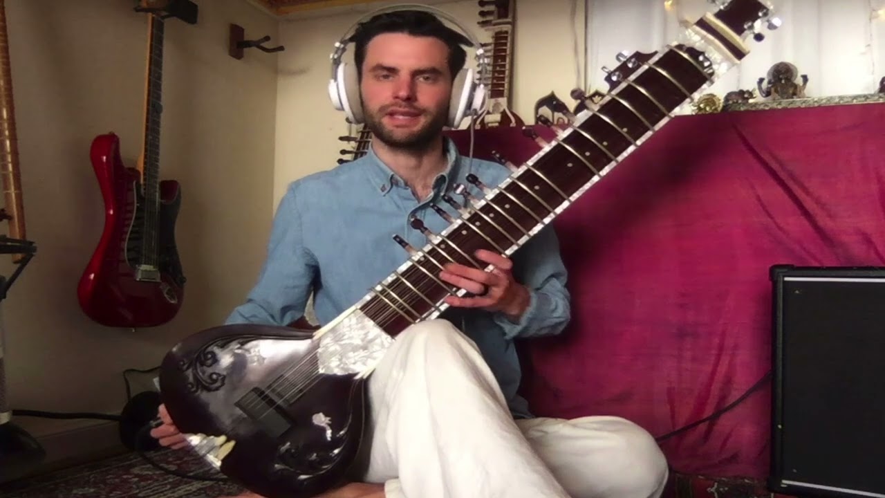 Travel Electric Sitar. Varanasi Gandhar-Pancham made for Will Marsh Music.