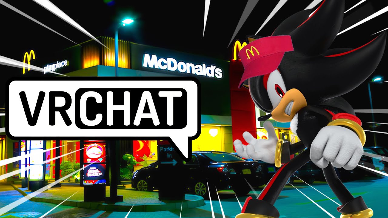 SHADOW WORKS AT MCDONALDS IN VRCHAT! | Sonic The Hedgehog 3 SKIT