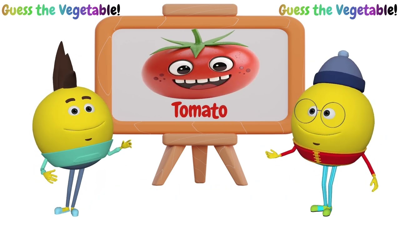 Guess the Vegetable 🥕 with Joe & Sleepy Jimmy for Kids