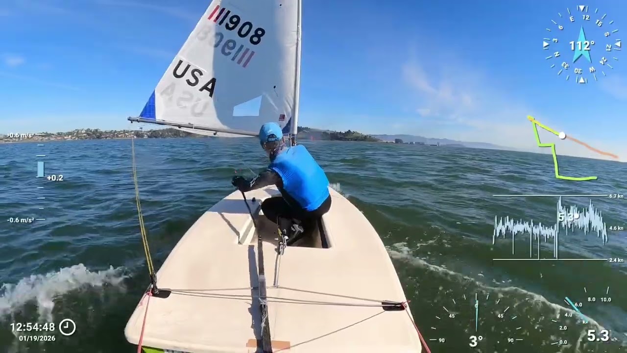 ILCA/Laser Downwind: Narrow Surfing vs. Hard BTL | Jan 2026