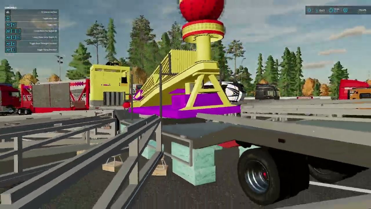 Farming simulator 22 car park fun fair