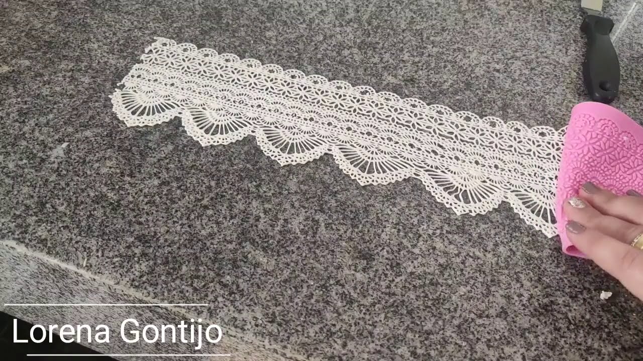 COMO FAZER RENDA DE AÇUCAR | RENDA DE AÇUCAR EM CHANTILLY | LORENA GONTIJO