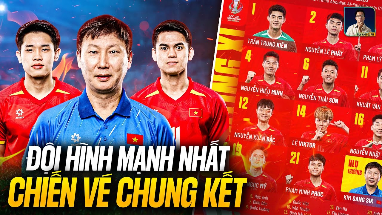 ĐỘI HÌNH MẠNH NHẤT U23 VIỆT NAM CHIẾN TRUNG QUỐC: ĐÌNH BẮC SẮM VAI ‘BÀI TẨY’, HÀNG CÔNG QUÁ LỰC!