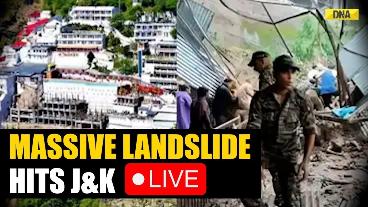 Jammu Kashmir Landslide Live: Massive Landslide Hits J&K Highway | J&K News Live | J&K Rains LIVE