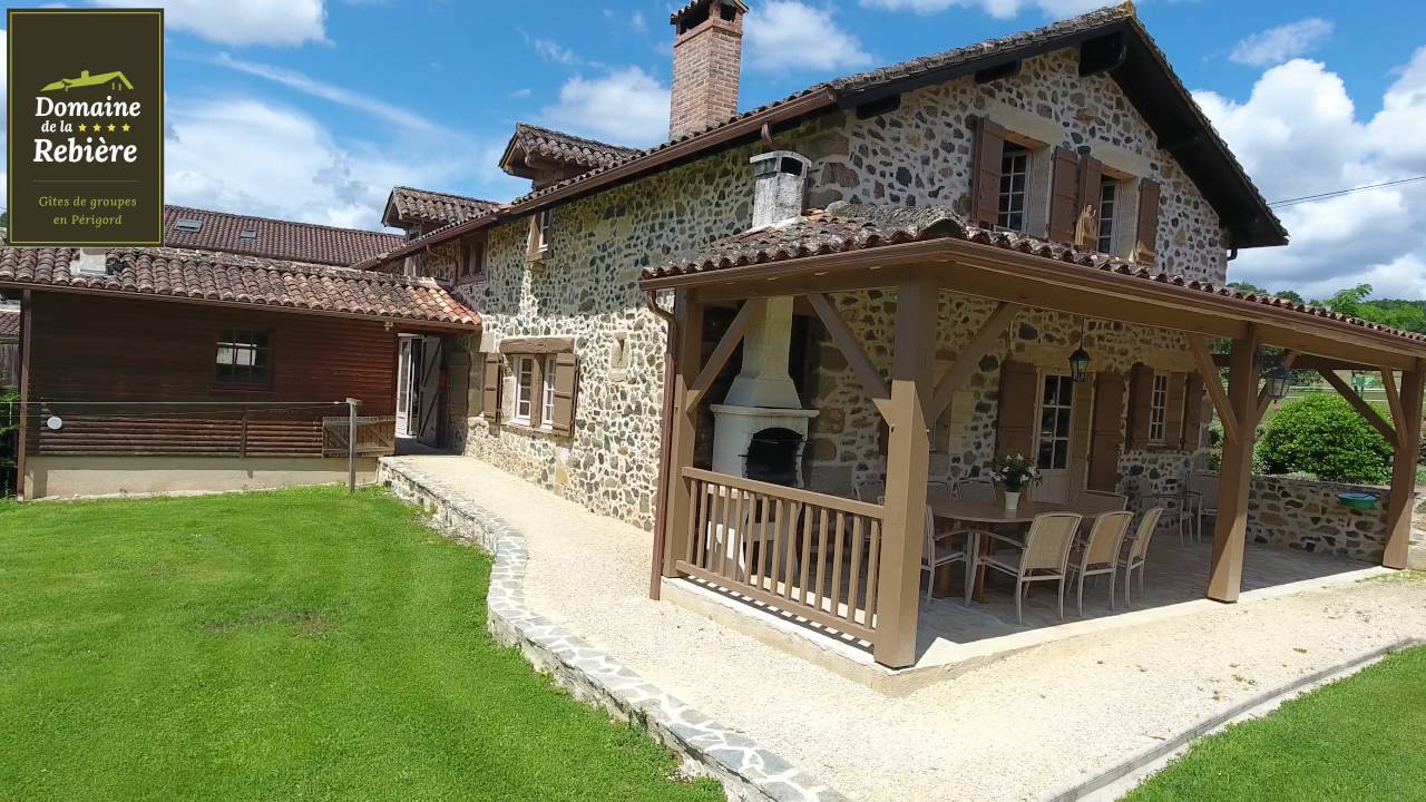 Gîtes de groupes en Périgord  Domaine de la Rebière classés 4 étoiles