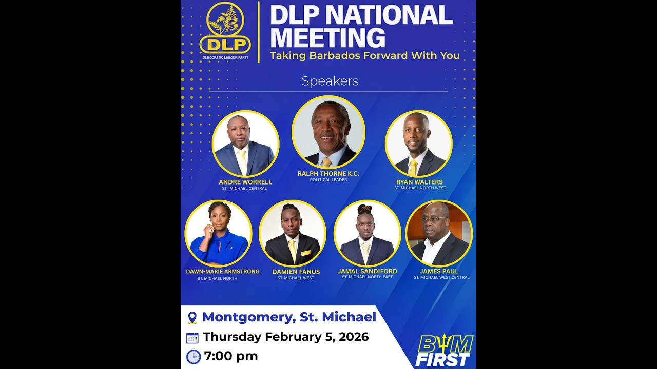 DLP NATIONAL MEETING |  MONTGOMERY PASTURE, CAVE HILL, ST. MICHAEL