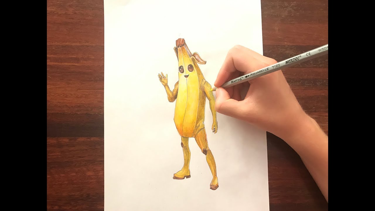 How to Draw Peely (FORTNITE Season 8)