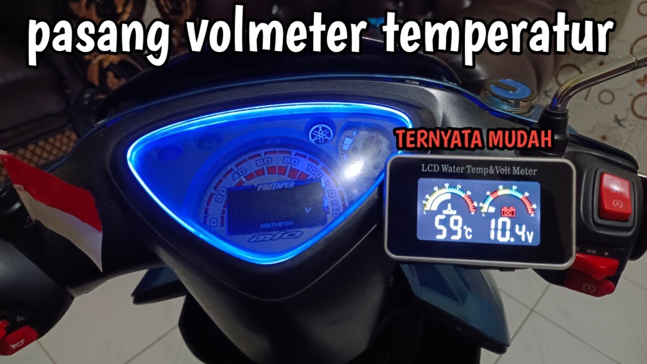 PASANG VOLTMETER TEMPERATUR DI MIO CEPER