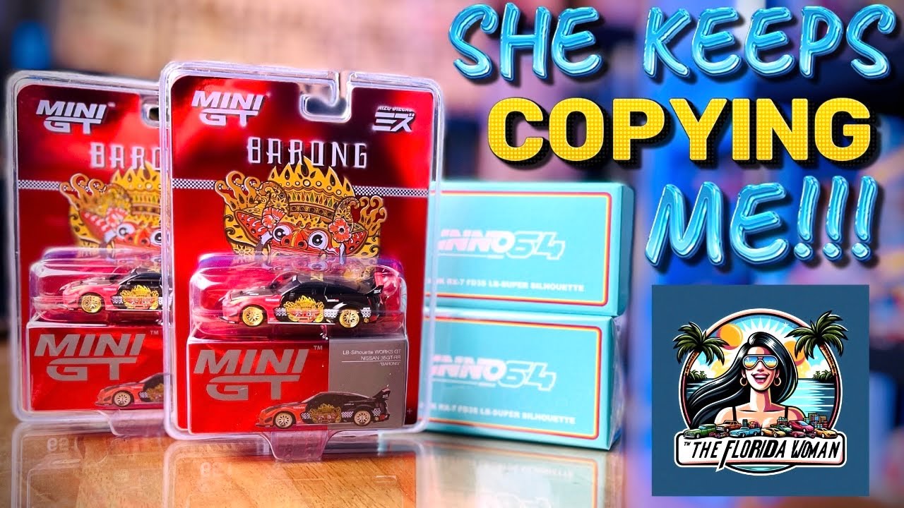 DOOOD!  THEFLORIDAWOMAN KEEPS COPYING ME!! WE LITERALLY BOTH BOUGHT THE SAME DIECAST CARS…CRAZY!!