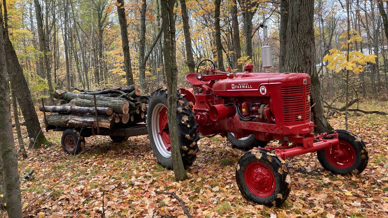 Farmall Super M Goes Old-School Logging!  Plus 