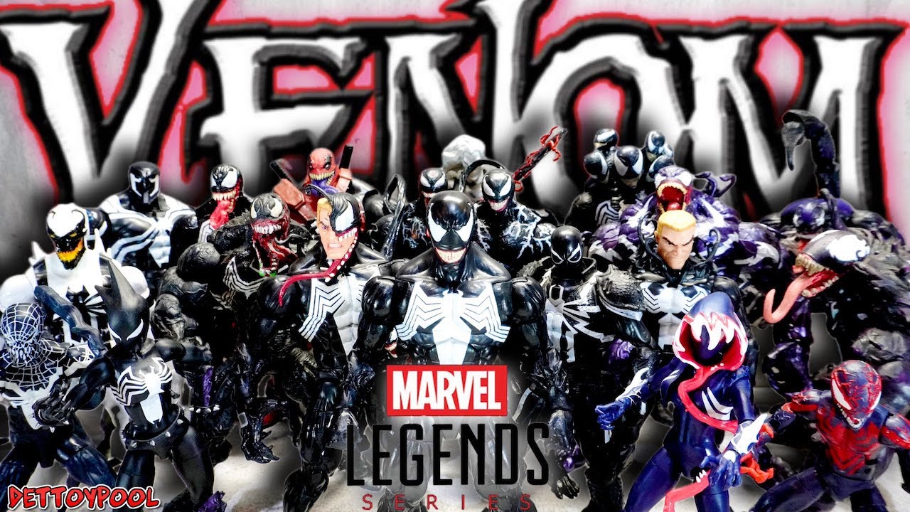 【WE LOVE VENOM】マーベルレジェンド新作ヴェノムを開封レビューしつつ大量の歴代ヴェノムフィギュアを紹介していきます！【マーベル85周年】