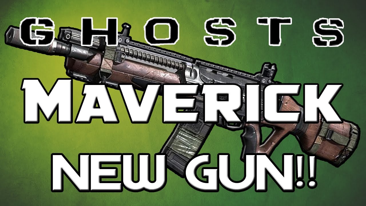Ghosts Maverick Assault Rifle And Sniper | Call of Duty Ghost NEW GUN! Onslaught DLC New Weapon