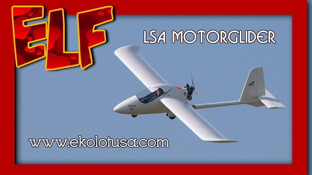 ELF, KR 010 Ekolot Elf single seat light sport aircraft or ultralight motorglider, from Ekolot USA.