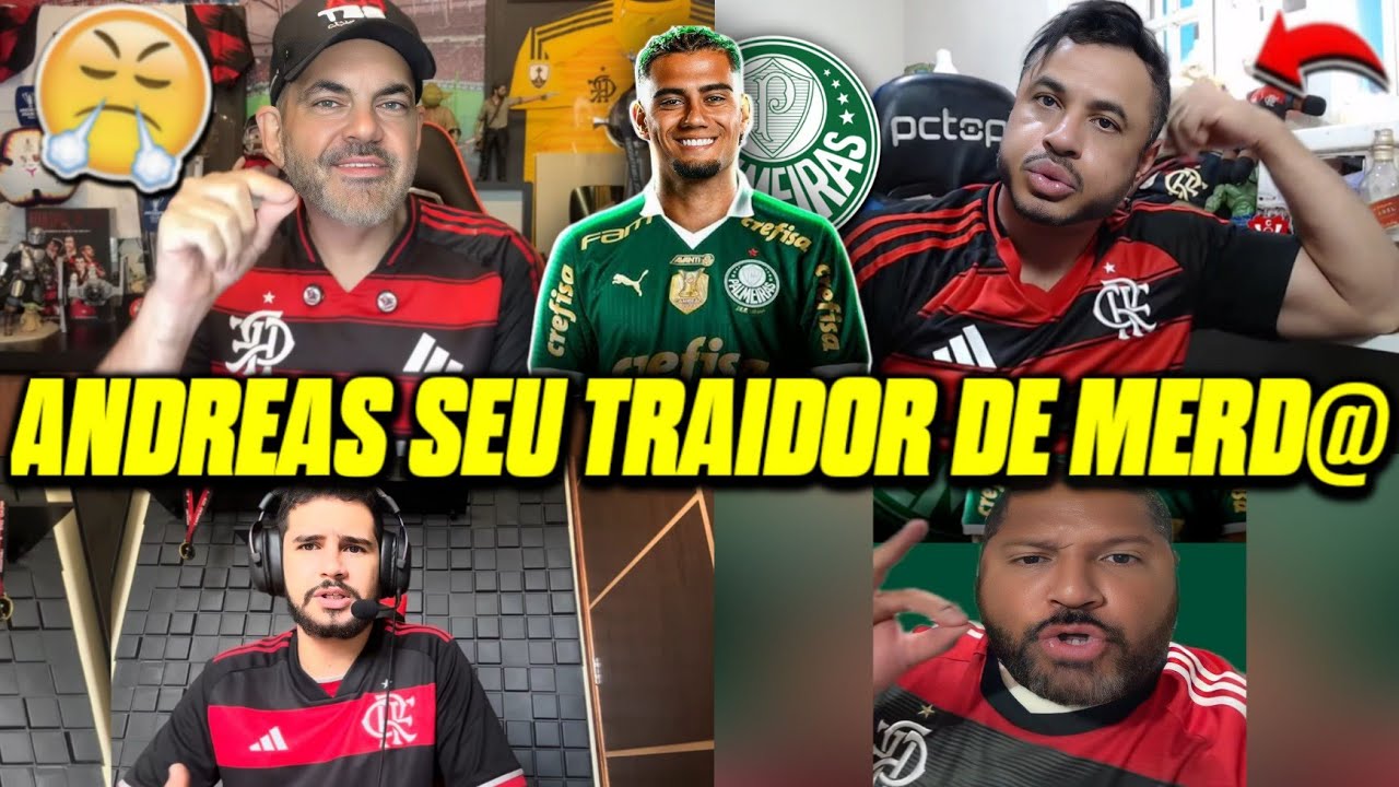 REA&Ccedil;&Otilde;ES DOS FLAMENGUISTA AP&Oacute;S ANDREAS PEREIRA NO PALMEIRAS!!