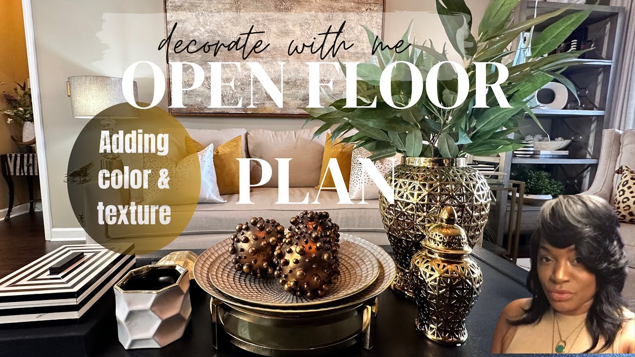 Decorate with me|  Decorating an open floor plan 2024 spring