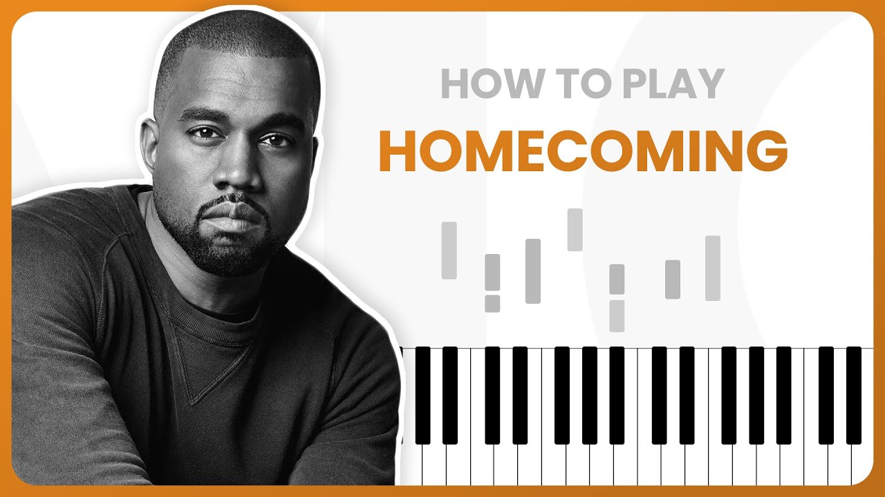 How To Play Homecoming By Kanye West ft. Chris Martin On Piano - Piano Tutorial (Free Tutorial)