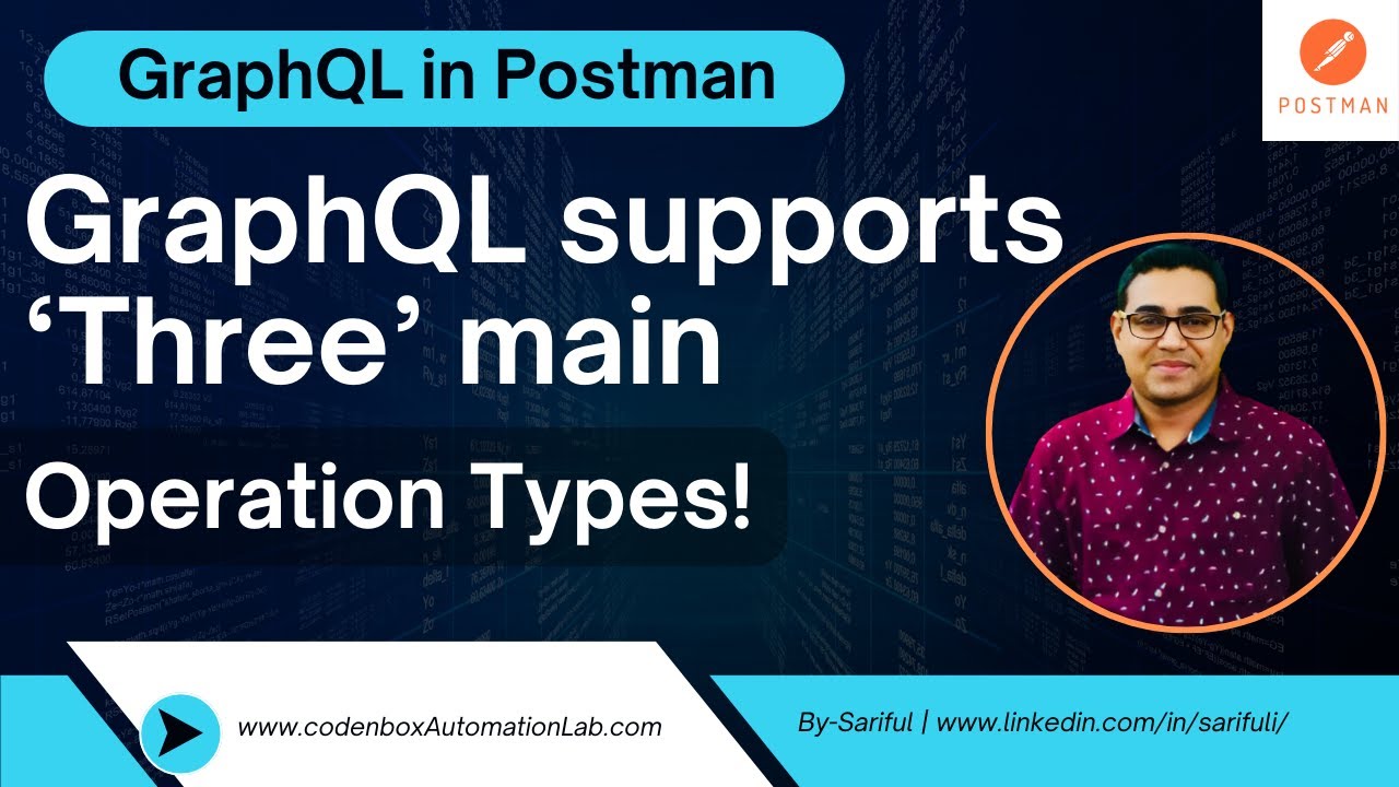 GraphQL Testing in Postman_Part 4: Understand GraphQL Operation Types!