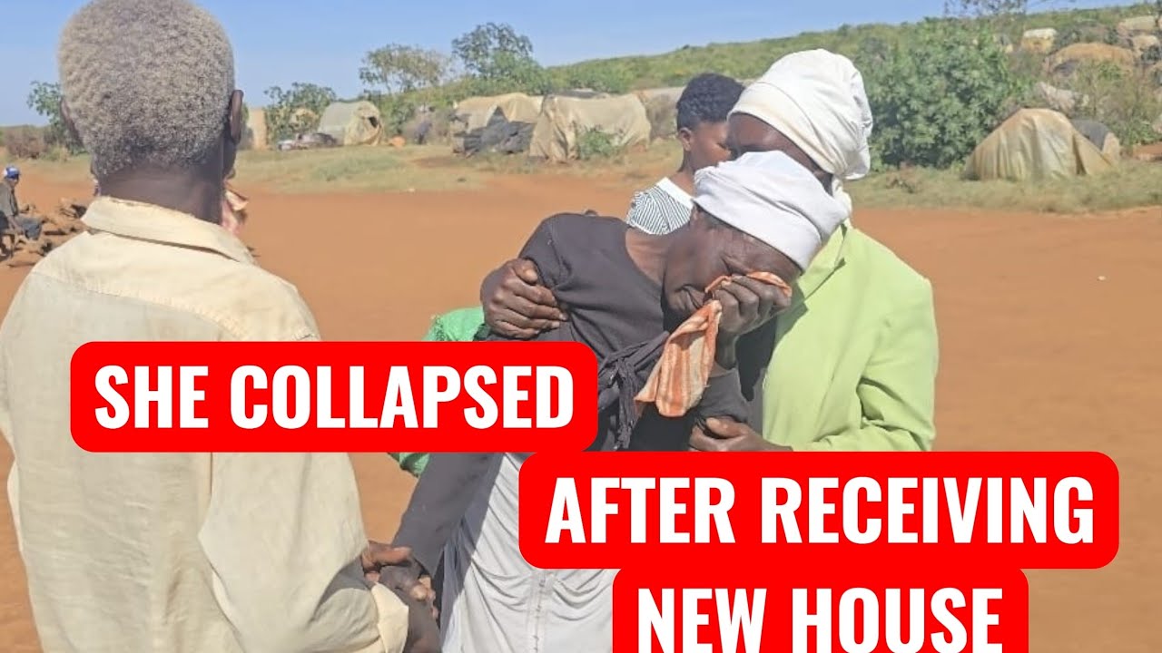 SHE COLLAMPSED AFTER RECEIVING NEWS THAT AWELL WISHER DONATED AHOUSE TO HER