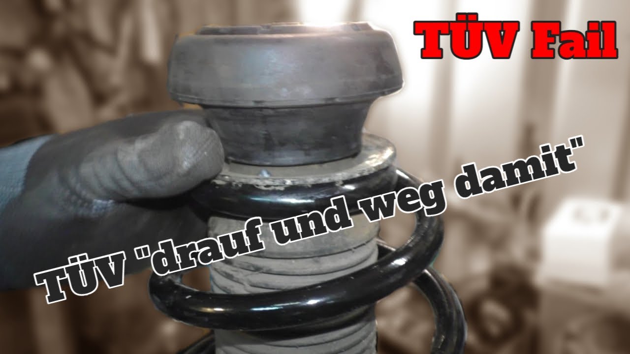 TÜV Fail - Federbeinlager - zeitwertgerechte Reparatur - Golf 3 cabrio