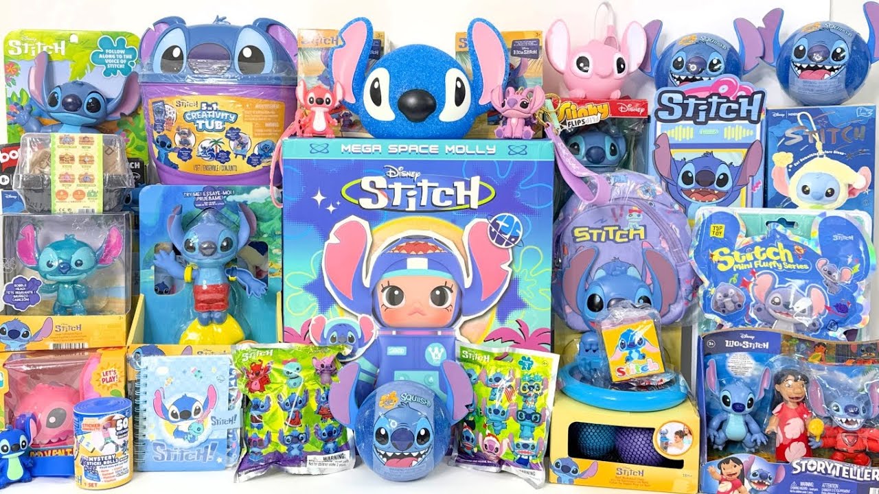 ASMR Toys 🎧 LILO & STITCH 🧸 Oddly Satisfying Unboxing 🎁 Toy Surprises!! No Talking Video 🤫