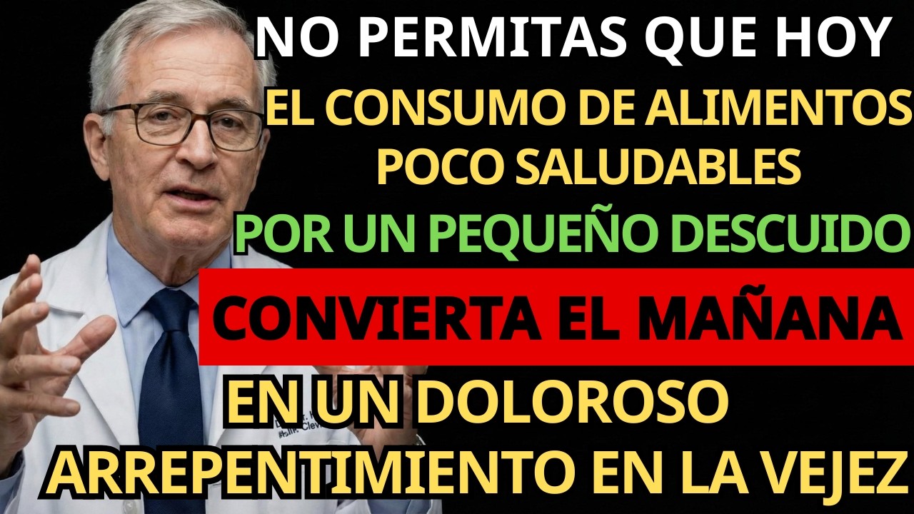 no permitas que hoy el consumo de alimentos poco saludables por un pequeño descuido convierta