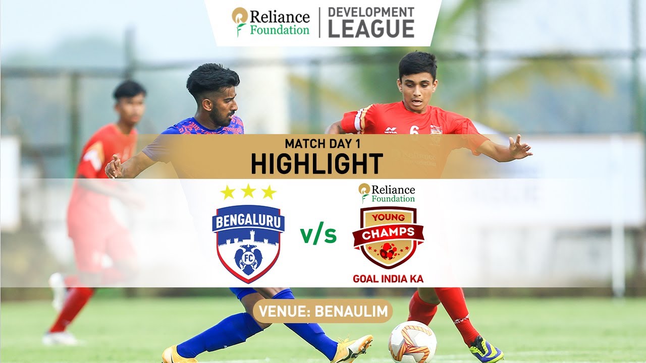 RF Development League 2022 Matchday 1, 15th April: Bengaluru FC vs RF Young Champs