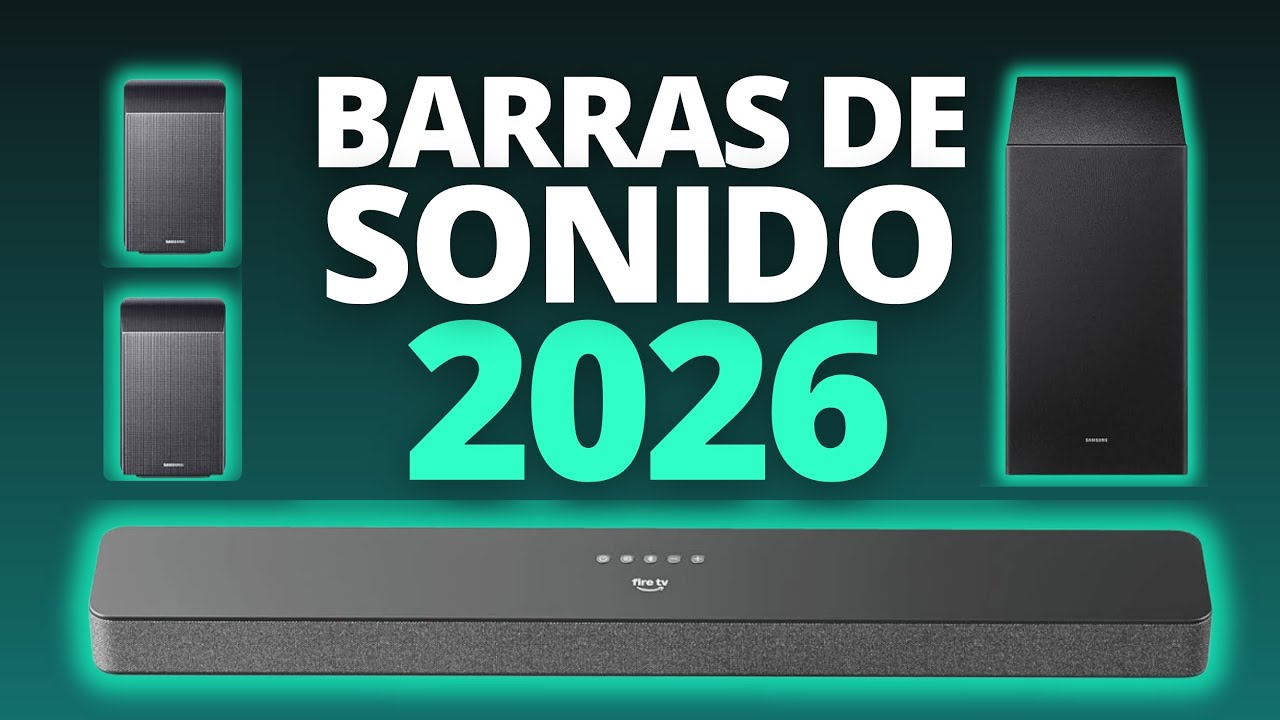 Las Mejores BARRAS DE SONIDO 2026 Calidad Precio para tu TV!!