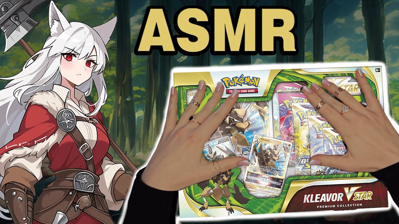 ASMR Unboxing Pokémon Kleavor Premium Collection Box!