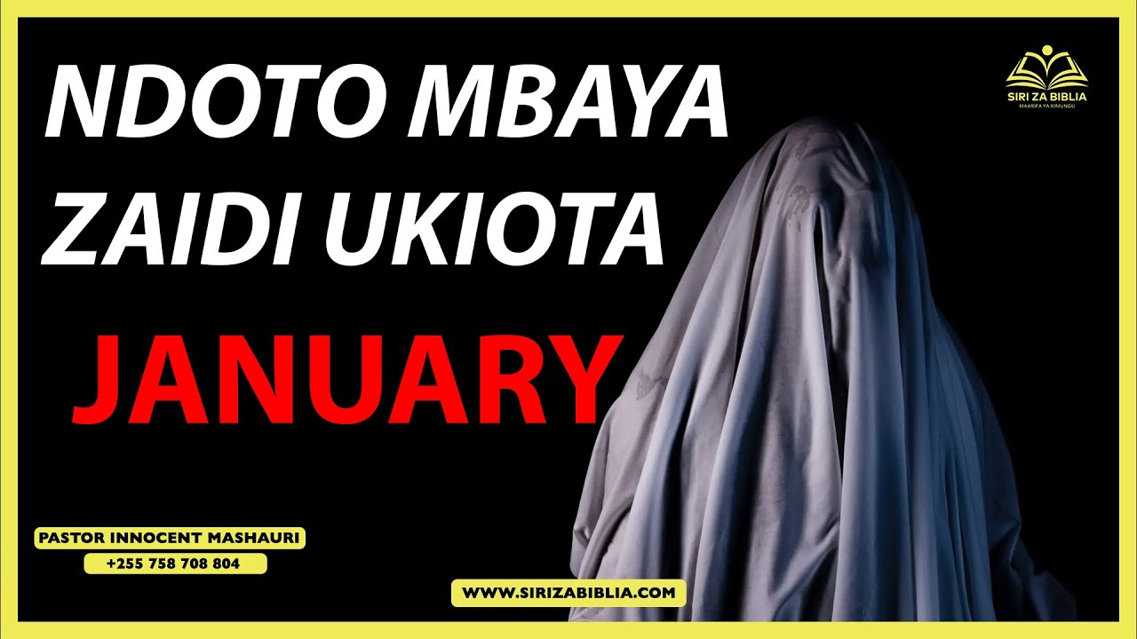 NDOTO HATARI ZA MWANZONI MWA MWAKA //KAMA UMEZIOTA