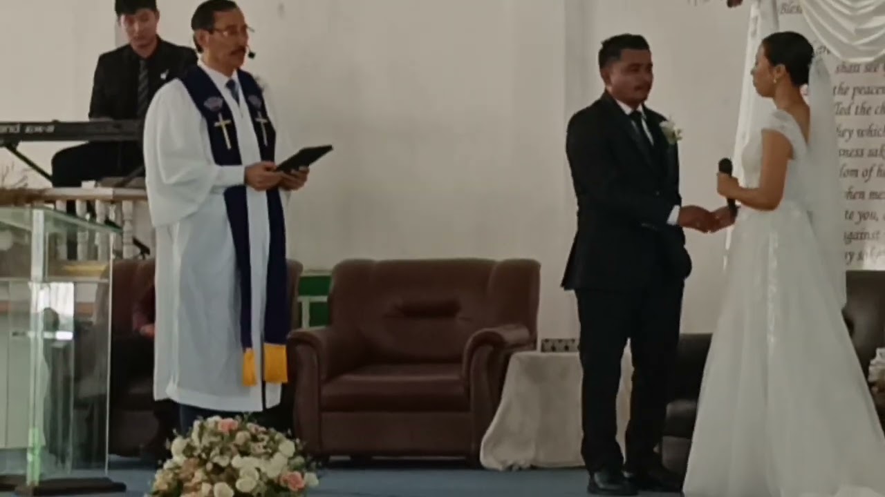 Wedding Solemnization by Rev. Thungdemo Ngullie, Jr Principal Eastern Bible College Dimapur 