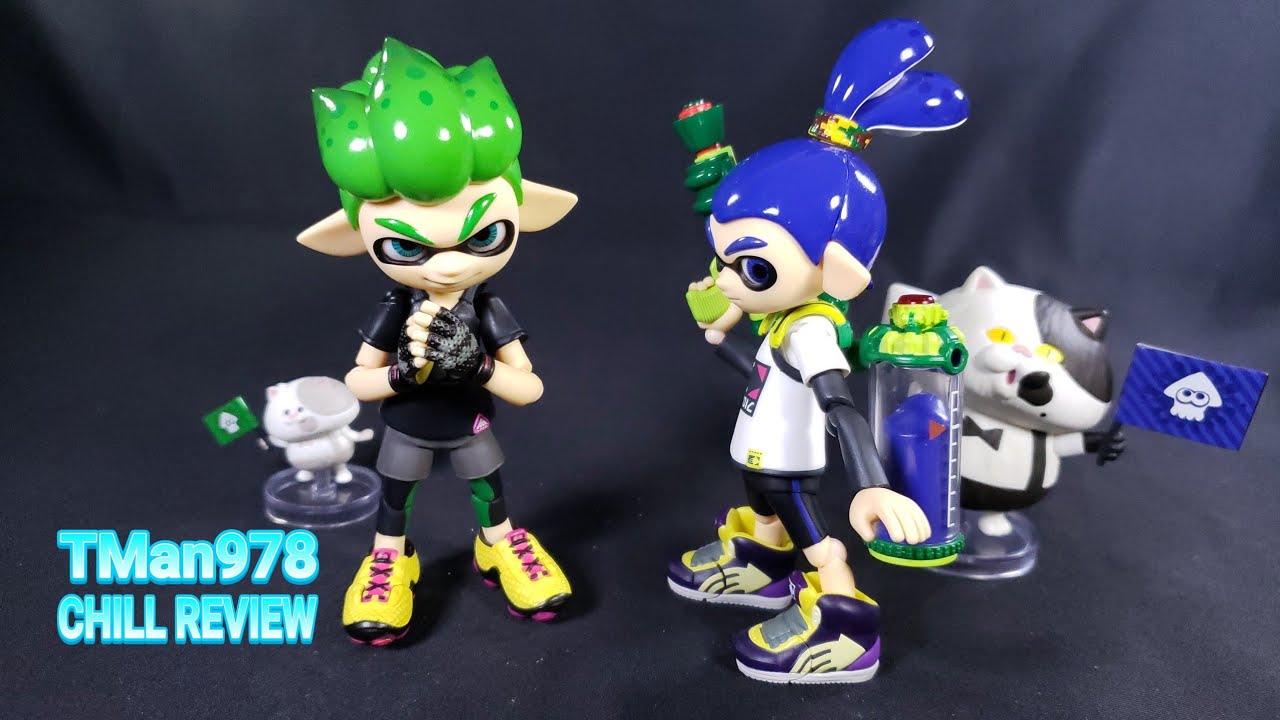 Figma Splatoon Inkling Boy DX Edition 462-DX CHILL REVIEW