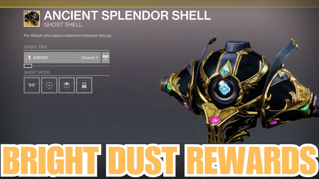 BRIGHT DUST REWARDS - Weekly rewards for Bright Dust in Eververse - Destiny 2