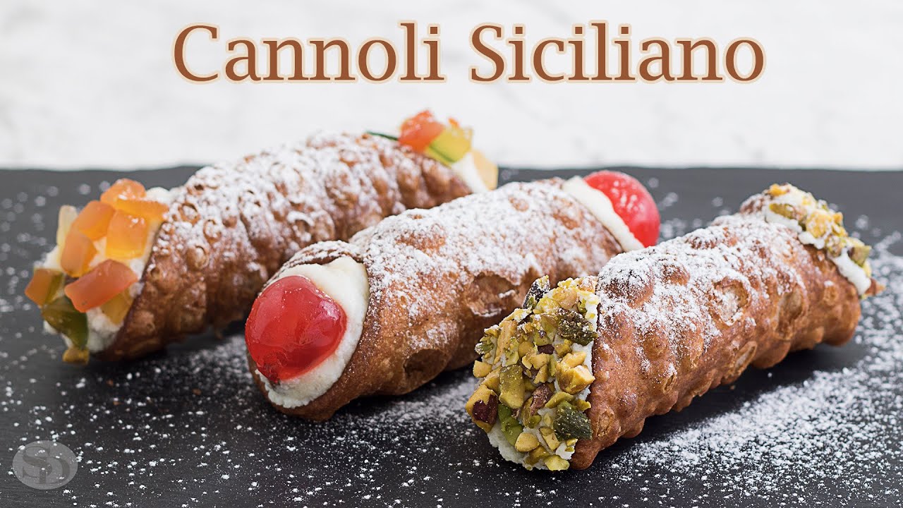 Verdadeiro Cannoli Siciliano | Doce tradicional italiano | Receita Sandra Dias