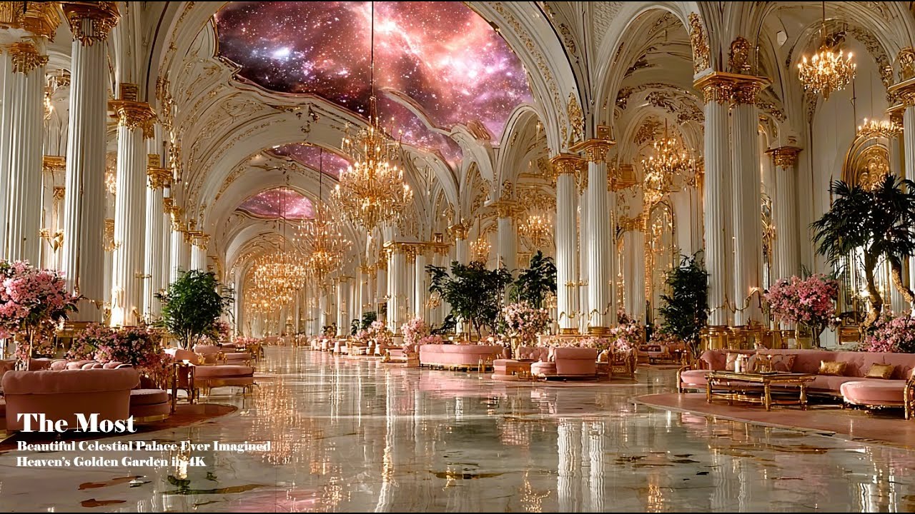 The Most Beautiful Celestial Palace Ever Imagined | Heaven’s Golden Garden in 4K