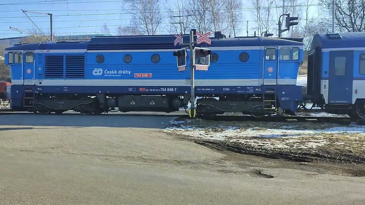 Železniční přejezd Jihlava #2 22.2.2025