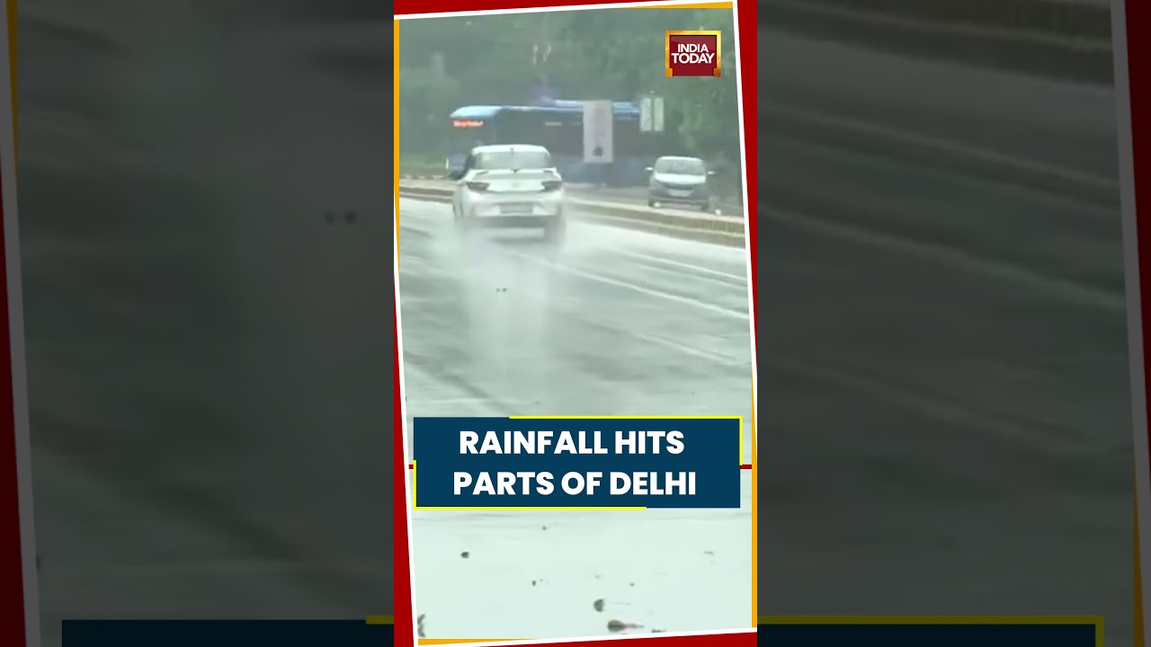 Delhi Rains: Rainfall Hits South Avenue Area, Visuals From Capital #delhirain #delhinews #rain