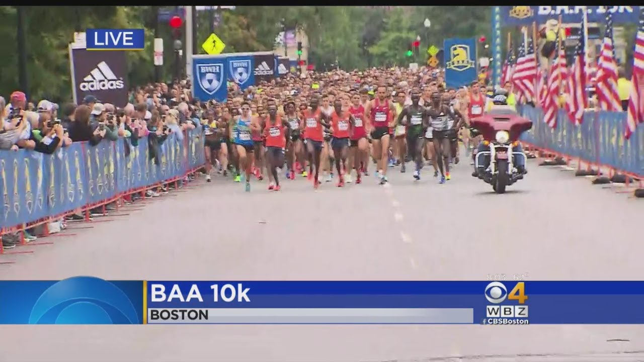 Runners Begin BAA 10K Sunday Morning
